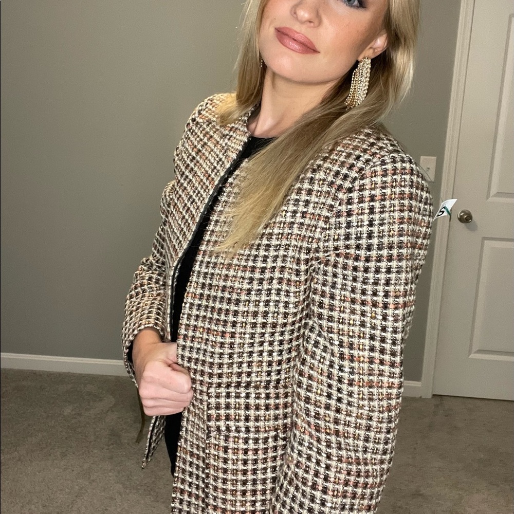 One of a kind plaid jacket
